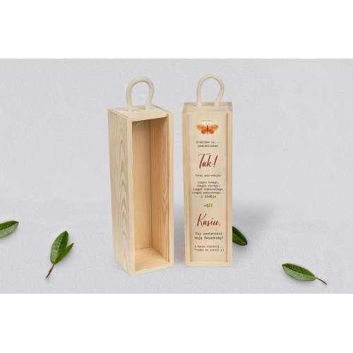 Prośba o&nbsp;Świadkowanie - SNW naturalna Butterflies - Motyw 4