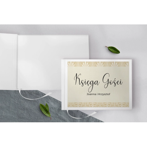 Księga Gości Weselnych Vintage Motyw 1