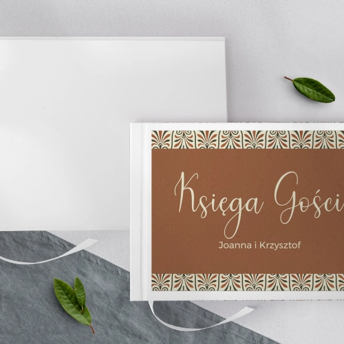 Księga Gości Weselnych Vintage Motyw 3