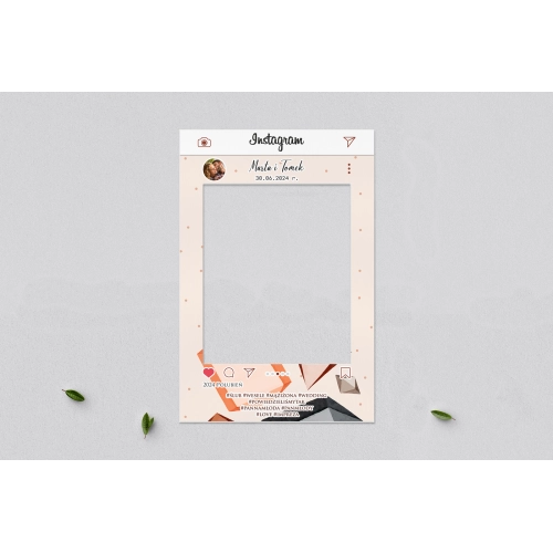 Ramka do zdjęć - Instagram Butterflies - Motyw 3