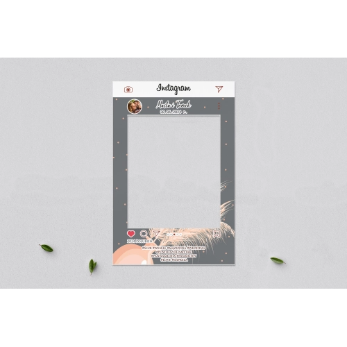 Ramka do zdjęć - Instagram Butterflies - Motyw 4