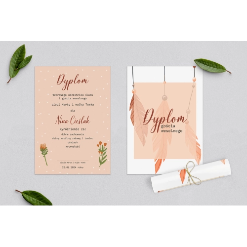 Dyplomy dla Dzieci - Butterflies - Motyw 1