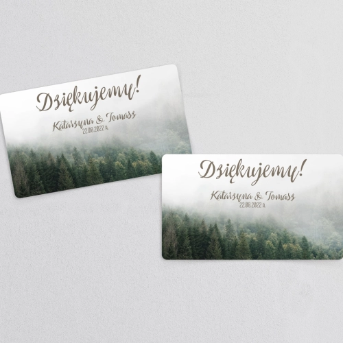 Naklejki na słoiczki weselne Forest - Arkusz 21 szt - Motyw 2