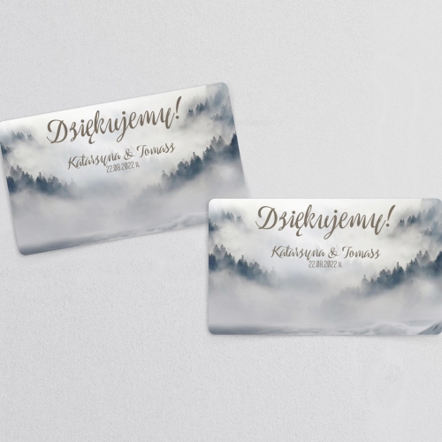 Naklejki na słoiczki weselne Forest - Arkusz 21 szt - Motyw 5