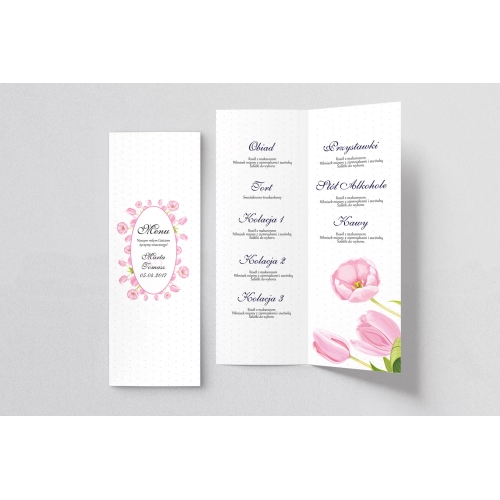 Menu Weselne Radosny Dzień Motyw 6