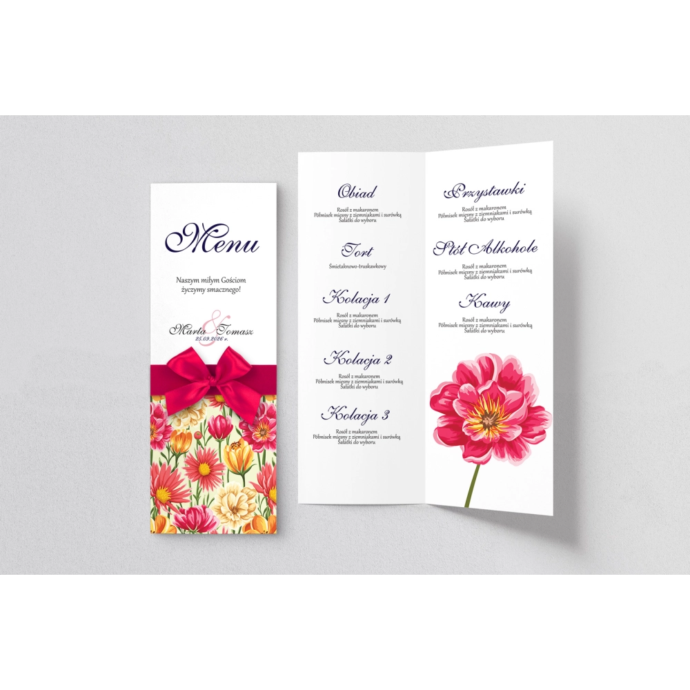 Menu Weselne Laura Motyw 1