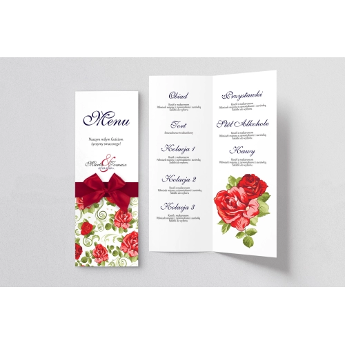 Menu Weselne Laura Motyw 2