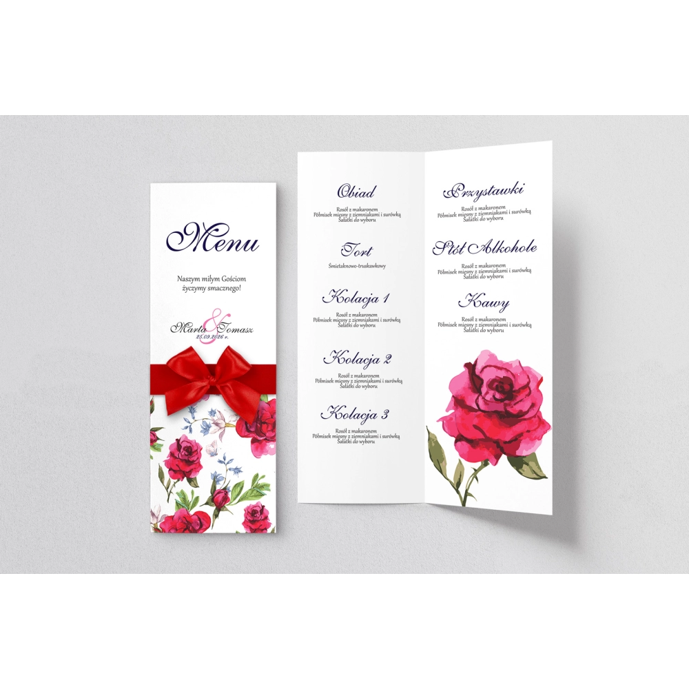 Menu Weselne Laura Motyw 3