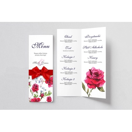 Menu Weselne Laura Motyw 3