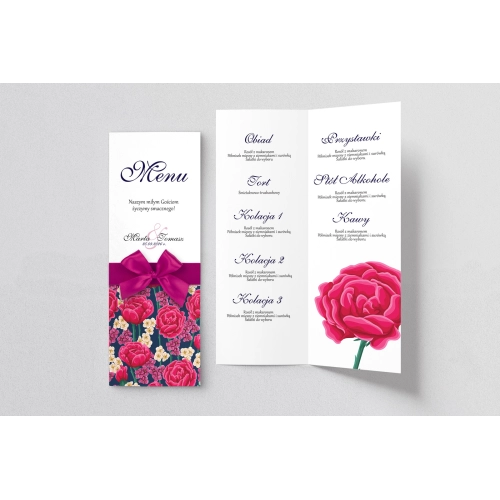 Menu Weselne Laura Motyw 4