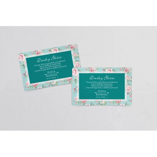 Naklejki na ciasto weselne Kwiatowe Pole Motyw 1