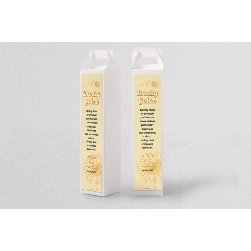 Pudełko na alkohol Sunflowers Motyw 1