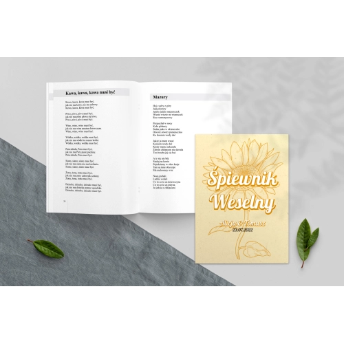 Śpiewnik Weselny - Sunflowers Motyw 1