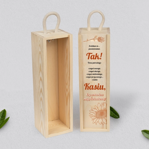 Prośba o Świadkowanie - SNW naturalna Sunflowers Motyw 2