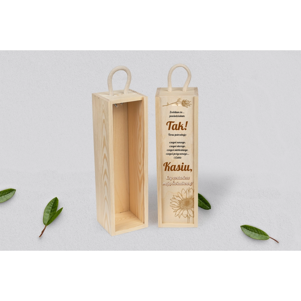 Prośba o&nbsp;Świadkowanie - SNW naturalna Sunflowers Motyw 3