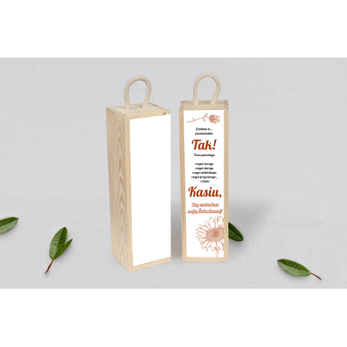 Prośba o&nbsp;Świadkowanie - SNW Akryl naturalna Sunflowers Motyw 2