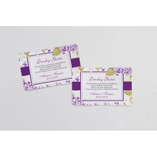 Naklejki na ciasto weselne Nasz Dzień Motyw 2