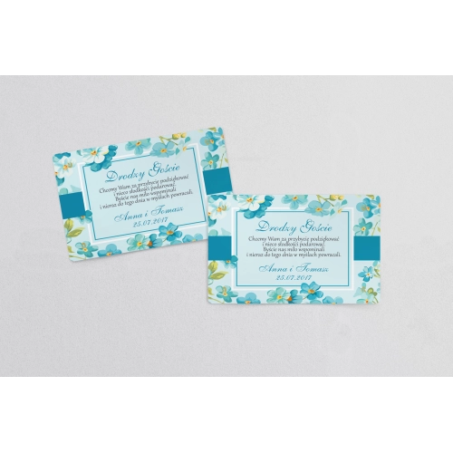 Naklejki na ciasto weselne Nasz Dzień Motyw 6