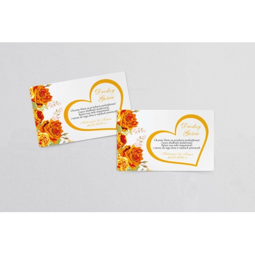 Naklejki na ciasto weselne Serca Kwiat Motyw 4