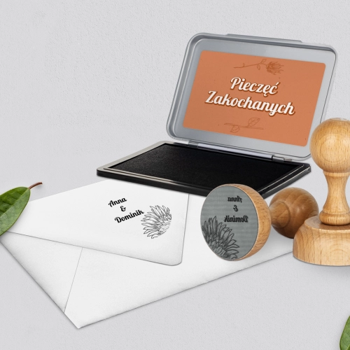 Pieczątka Sunflowers Motyw 2