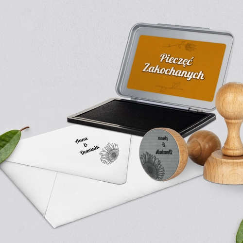 Pieczątka Sunflowers Motyw 3