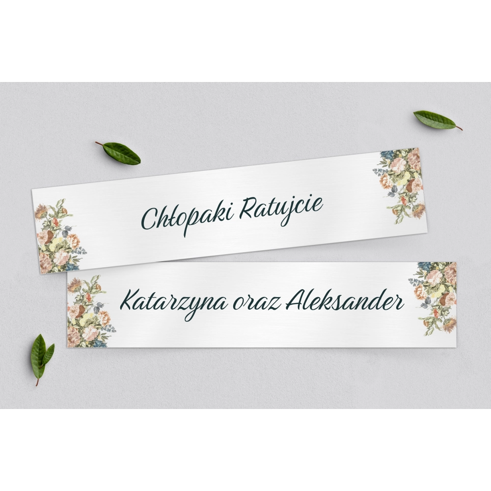 Tablice Rejestracyjne 2 szt. - Rustic Summer Motyw 1