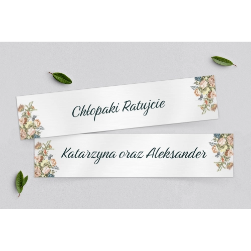 Tablice Rejestracyjne 2 szt. - Rustic Summer Motyw 1