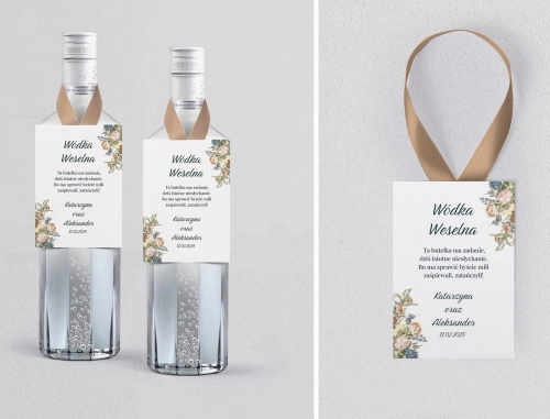 Zawieszka na alkohol Rustic Summer - Motyw 1