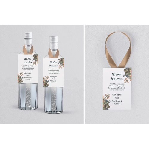 Zawieszka na alkohol Rustic Summer - Motyw 3