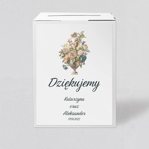 Pudełko na koperty i pieniądze Rustic Summer Motyw 1