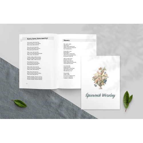 Śpiewnik Weselny - Rustic Summer Motyw 1