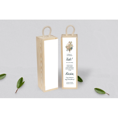 Prośba o&nbsp;Świadkowanie - SNW Akryl naturalna Rustic Summer Motyw 1