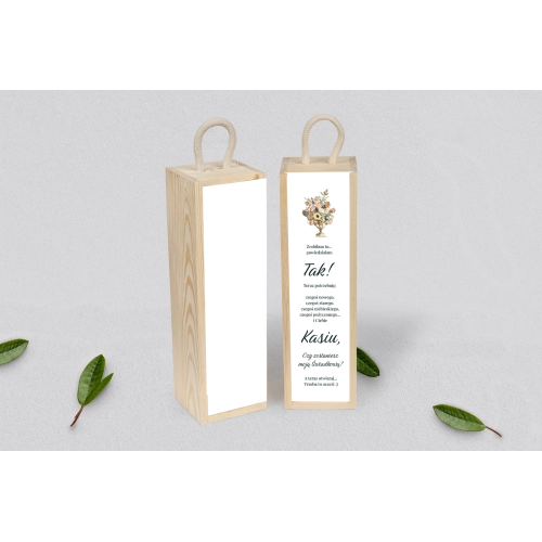 Prośba o&nbsp;Świadkowanie - SNW Akryl naturalna Rustic Summer Motyw 2