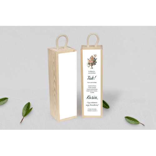 Prośba o&nbsp;Świadkowanie - SNW Akryl naturalna Rustic Summer Motyw 3