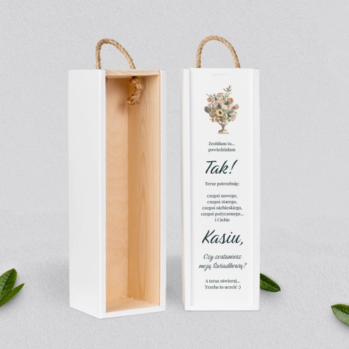 Prośba o Świadkowanie - SNW biała Rustic Summer Motyw 2