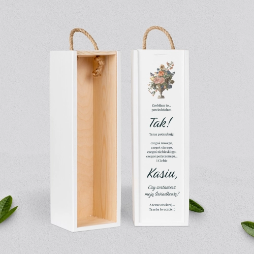 Prośba o Świadkowanie - SNW biała Rustic Summer Motyw 3