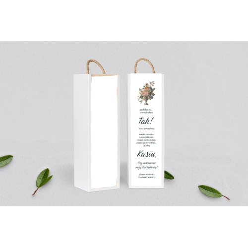 Prośba o&nbsp;Świadkowanie - SNW Akryl biała Rustic Summer Motyw 3