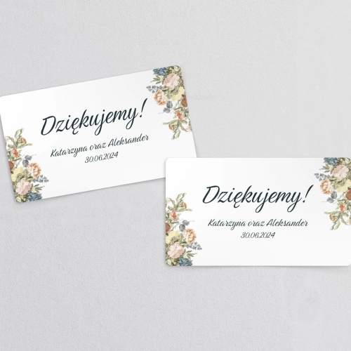 Naklejki na słoiczki weselne Rustic Summer - Arkusz 21 szt Motyw 1