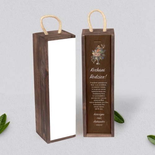 Skrzynka dla Rodziców - SNW Brązowa Rustic Summer Motyw 3