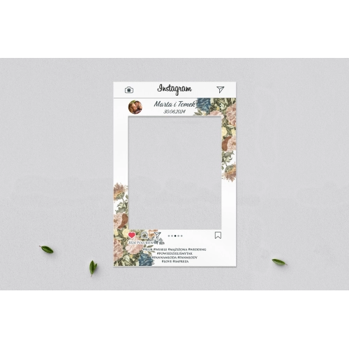 Ramka do zdjęć - Instagram Rustic Summer Motyw 1