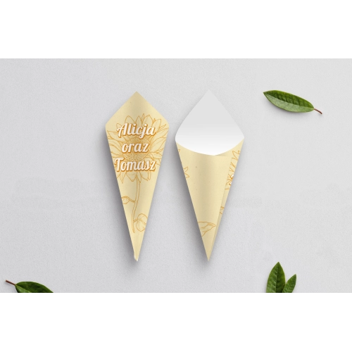 Rożek Weselny - Sunflower Motyw 1