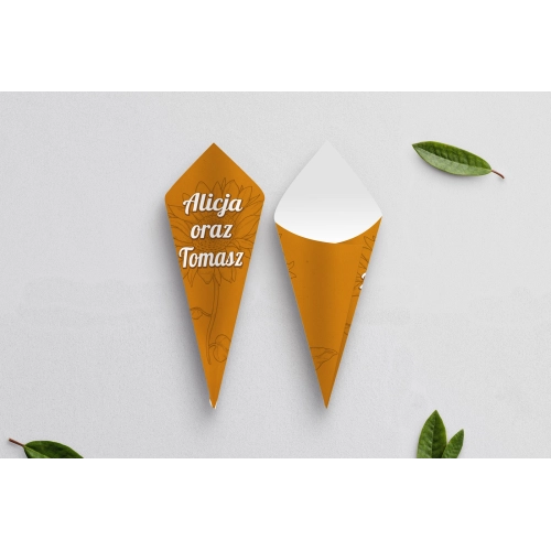 Rożek Weselny - Sunflower Motyw 3