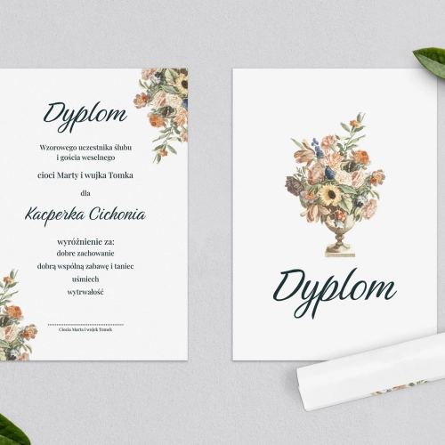 Dyplomy dla Dzieci - Rustic Summer Motyw 2