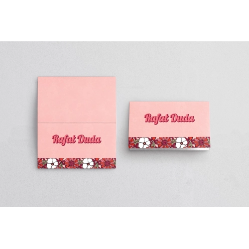 Winietki ślubne składane Retro Style - Motyw 2