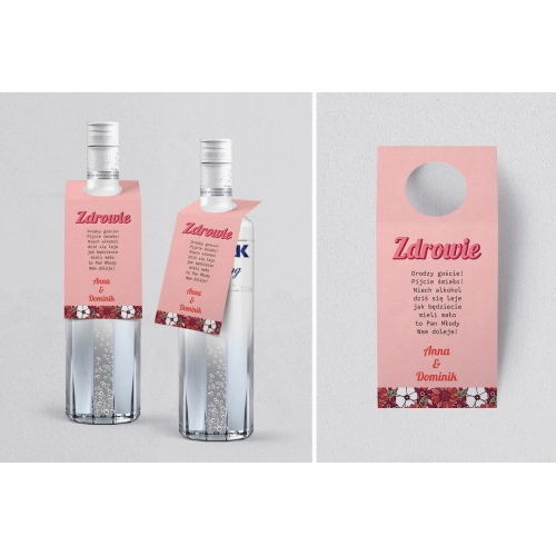 Zawieszka na alkohol oczko Retro Style Motyw 2