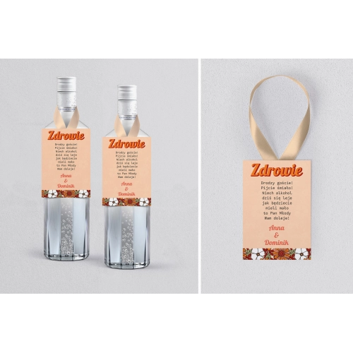 Zawieszka na alkohol Retro Style - Motyw 3