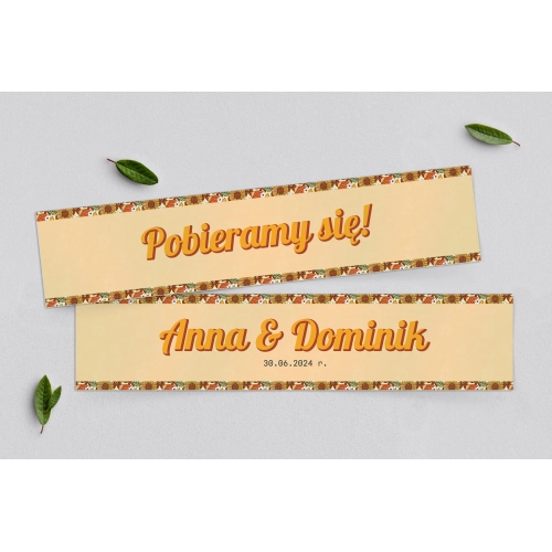 Tablice Rejestracyjne 2 szt. - Retro Style Motyw 1