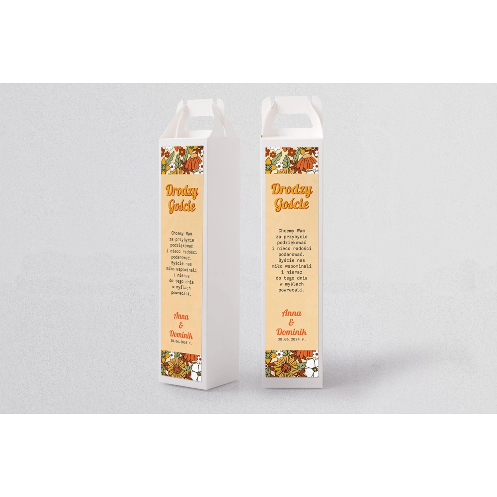 Pudełko na alkohol Retro Style Motyw 1