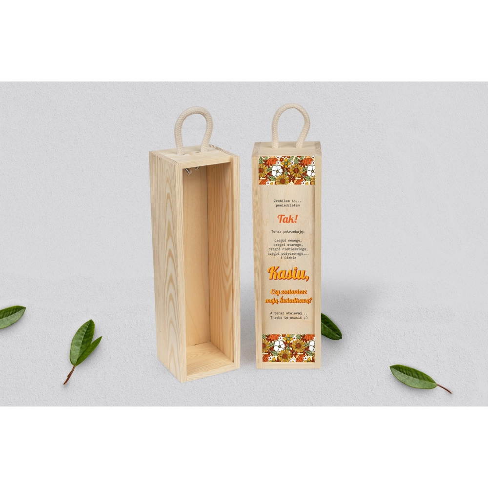 Prośba o&nbsp;Świadkowanie - SNW naturalna Retro Style Motyw 1