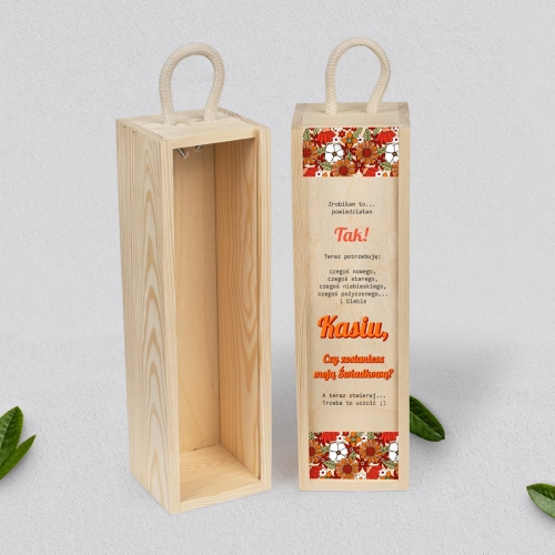 Prośba o Świadkowanie - SNW naturalna Retro Style Motyw 3